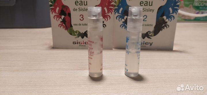 Eau de sisley 2, 3 набор пробников 2 шт