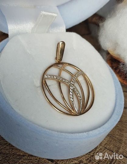 Золотая подвеска 2,21 гр. 585 пр