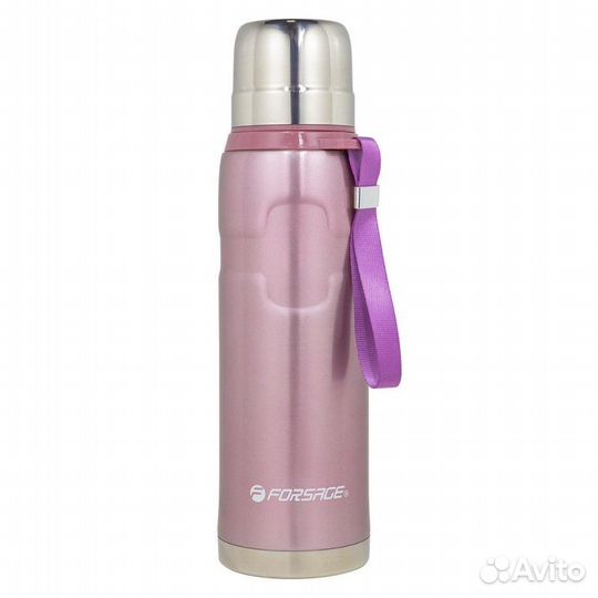 Термос для напитков 750мл(нерж.сталь,пробка с терм