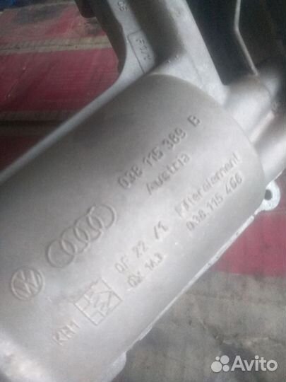 Корпус масляного фильтра теплообменник VW Audi
