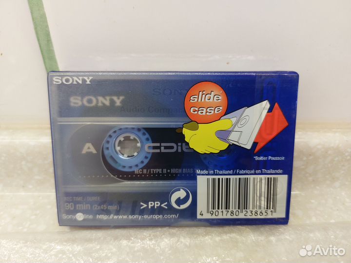 Аудиокассеты sony