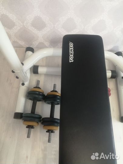 Стойка для штанги, тренажёр жим лежа сидя для ног