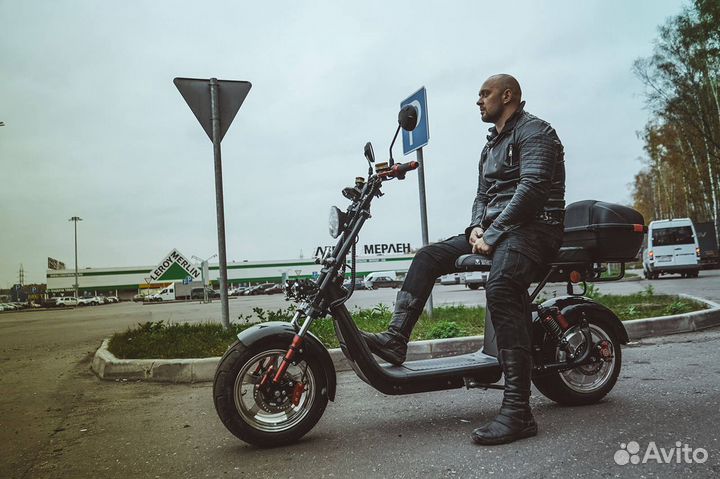 Электроскутер White Siberia