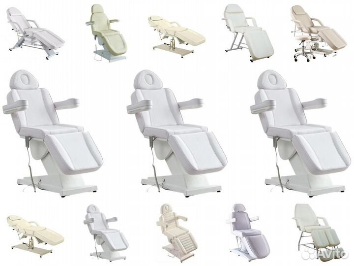 Косметологические кресла и кушетки для массажа