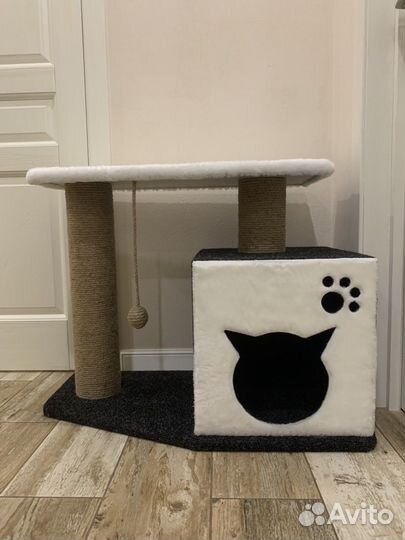 Когтеточка домик для кошки
