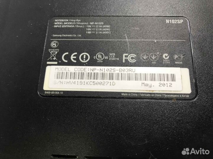 Поддон для Samsung N100SP