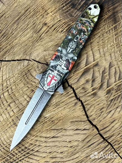 Нож крестоносец творческий