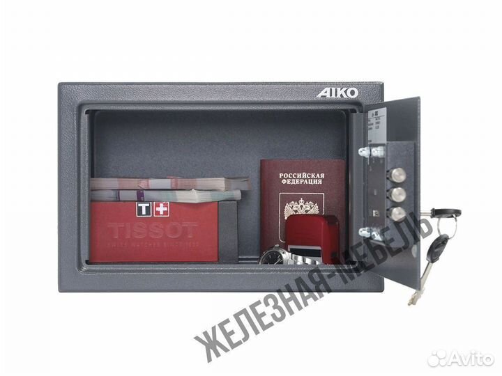 Сейф мебельный в квартиру Aiko Т-200 KL