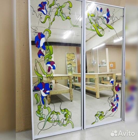 Памятник из стекла с фотопечатью