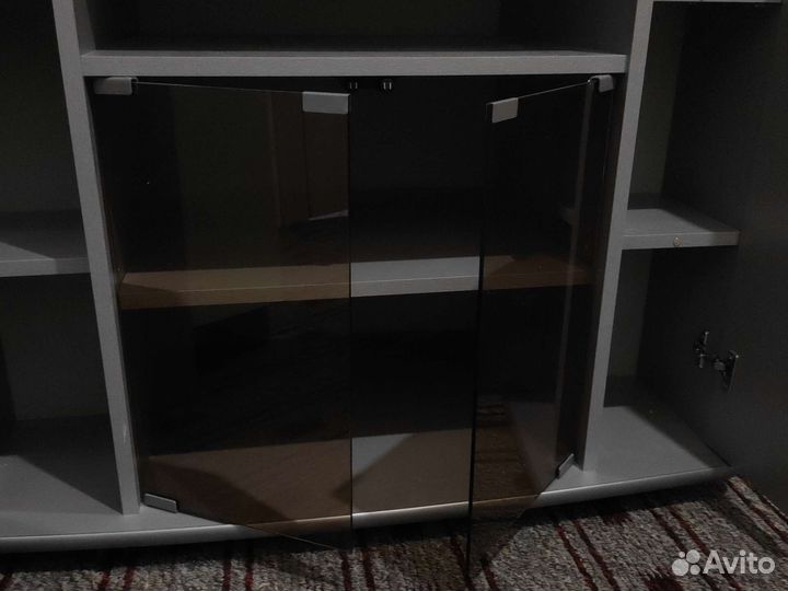 Тумба под телевизор серая