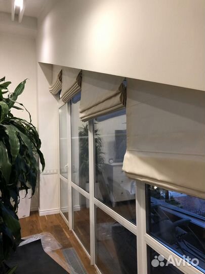 Римские шторы автоматические