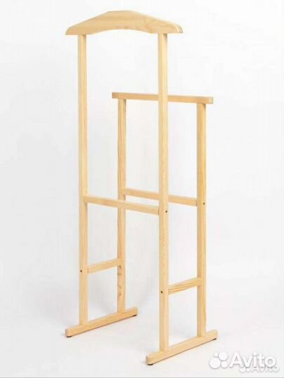 Вешалка напольная для одежды из нат.дерева