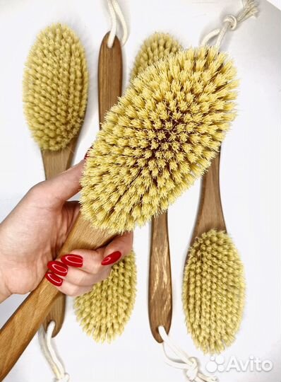 Щетка из кактуса для сухого массажа