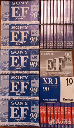 Аудиокассеты запечатанные