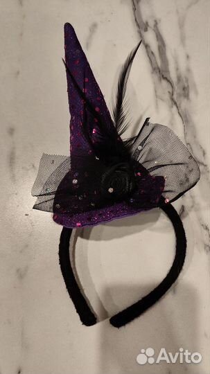 Ободок шляпка ведьмы 2шт