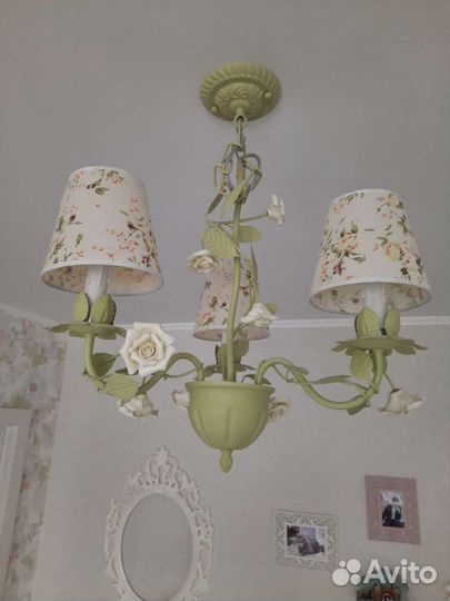 Люстра потолочная бу