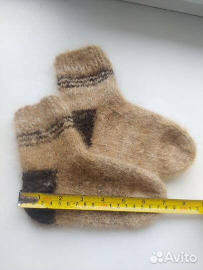 Носки детские из собачьей шерсти