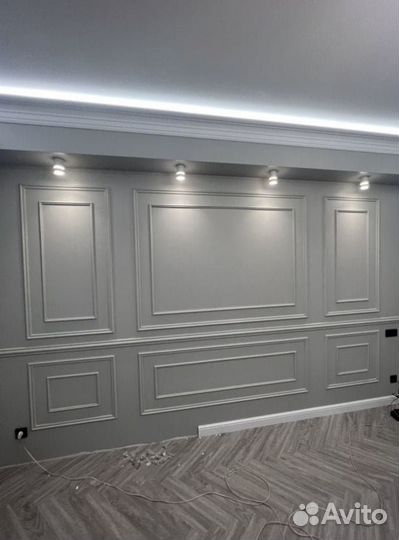 Установка потолочные лепка шпаклёвка