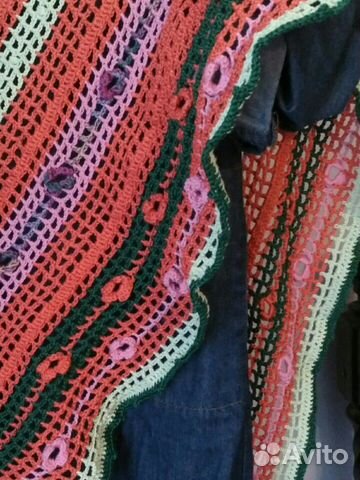Шаль вязаная 