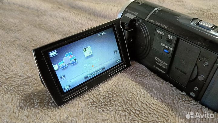 Видеокамера sony hdr pj260ve с проектором