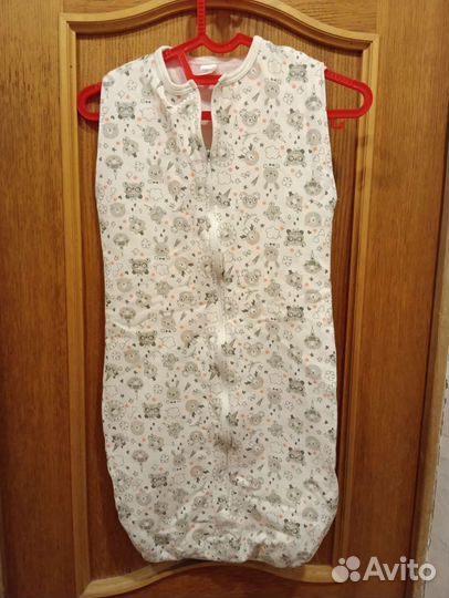 Конверт для сна для малыша рост 74 кокон
