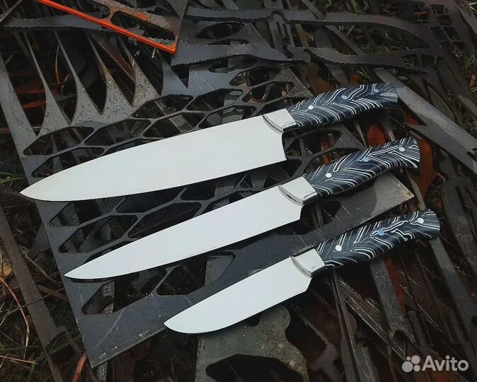Кухонные ножи кованые серии 