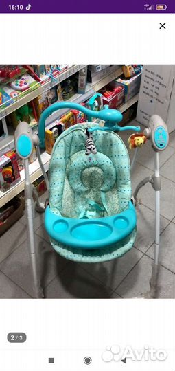 Детские электронные качели