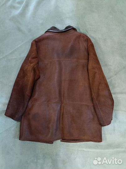 Кожаная дубленка мужская (3XL)