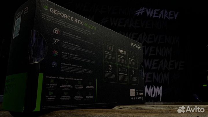 Коробки от видекокарты 4070ti