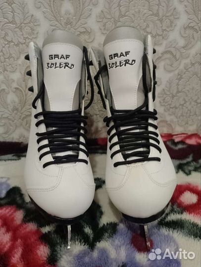 Женские фигурные коньки Граф Болеро 39размер