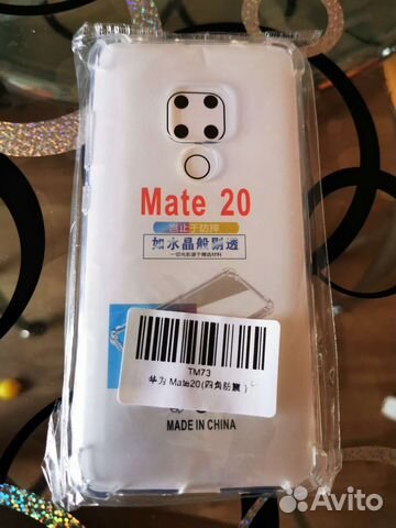 Новый прозрачный чехол на Huawei Mate 20
