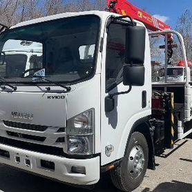 Isuzu Elf (N-series) с КМУ, 2024