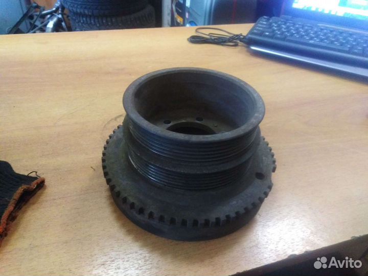 Шкив коленвала змз 405 409 под 2 ремня