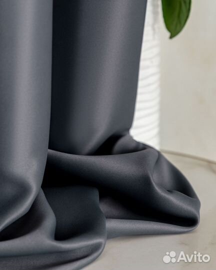 Шторы димаут Амадео серый