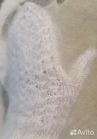 Шерстяные варежки