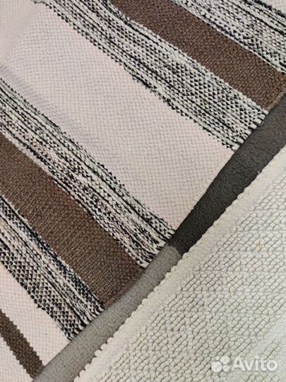 Плед цветной, коврики хлопок