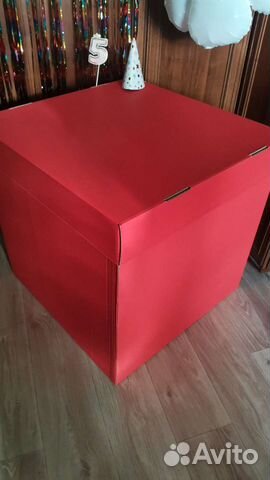 Большая подарочная коробка для шаров