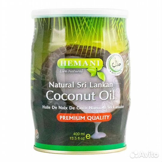 Кокосовое масло Hemani 400 мл