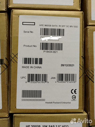 Жесткий диск SSD HP 960GB P18434-B21/P18478-001