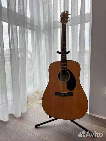 Акустическая гитара fender cd 60s natural