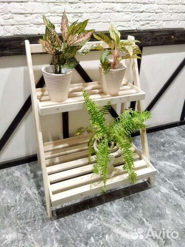 Этажерка для цветов / подставка, стеллаж, полка