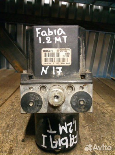 Блок abs Skoda Fabia 1.2 2009