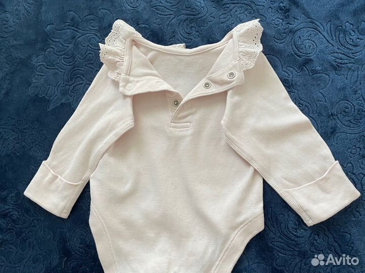 Боди для девочки с кружевным воротничком