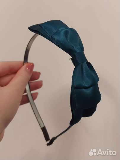 Ободок для волос с бантом