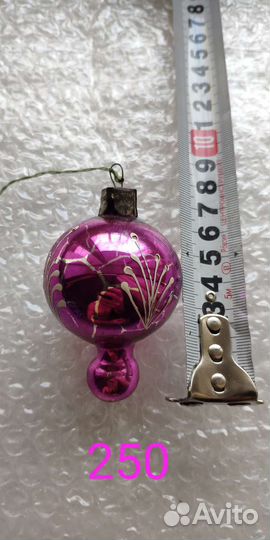 Елочные игрушки СССР на прищепке