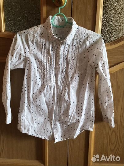 Блузка рубашка для девочки в школу