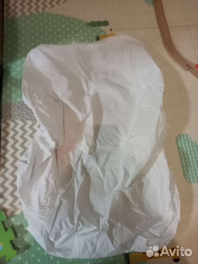 Простынь на резинке детская Икея лен 60120 бу