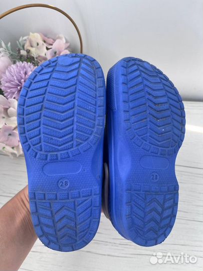 Резиновые тапки детские типа crocs