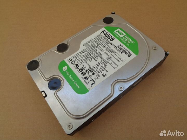 Жесткий диск нерабочий WD 640 GB