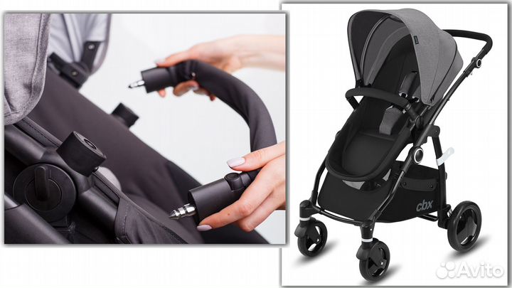 Детская коляска 2 в 1 CBX by Cybex Leotie Pure